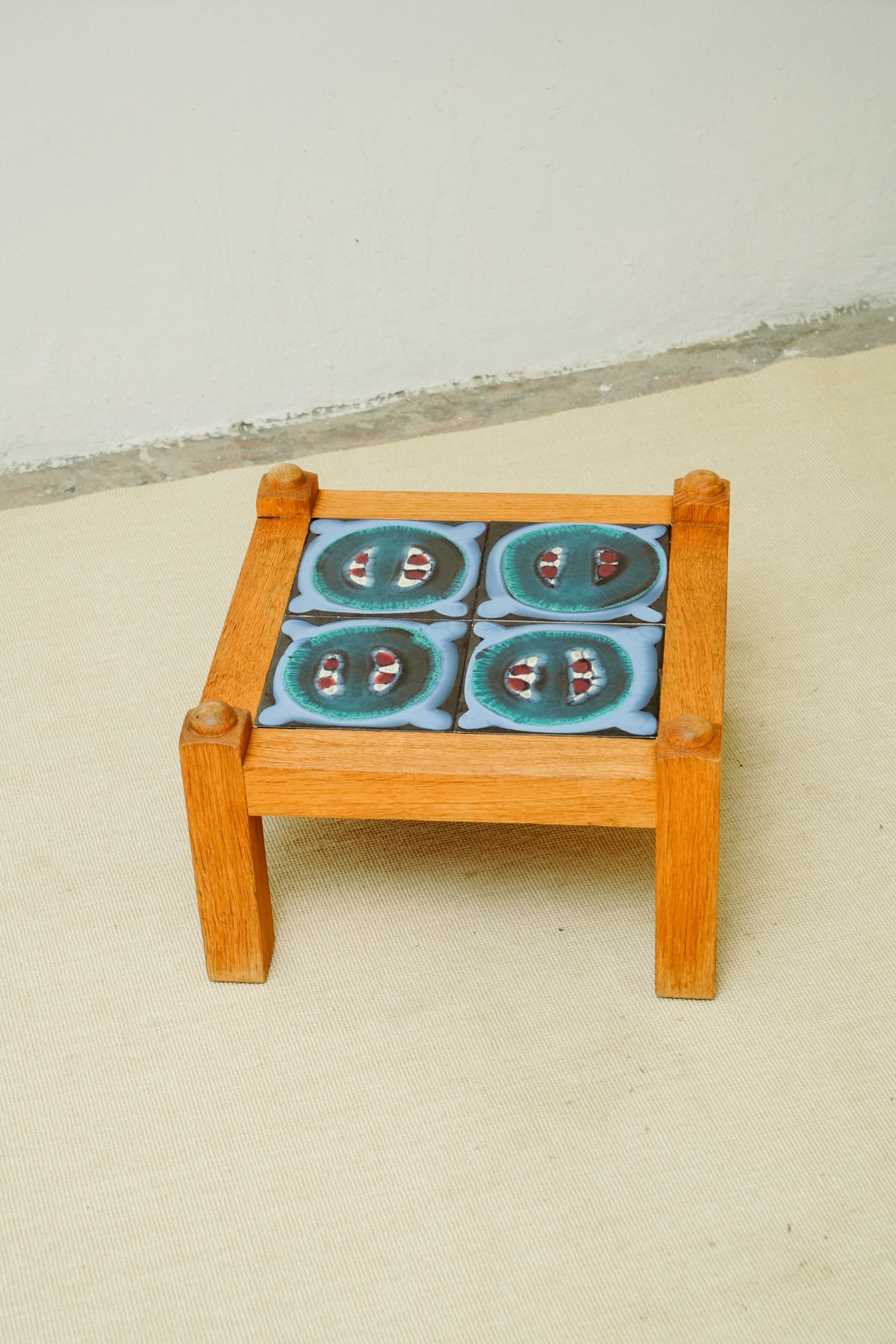 Guillerme et Chambron small side table, 1970s