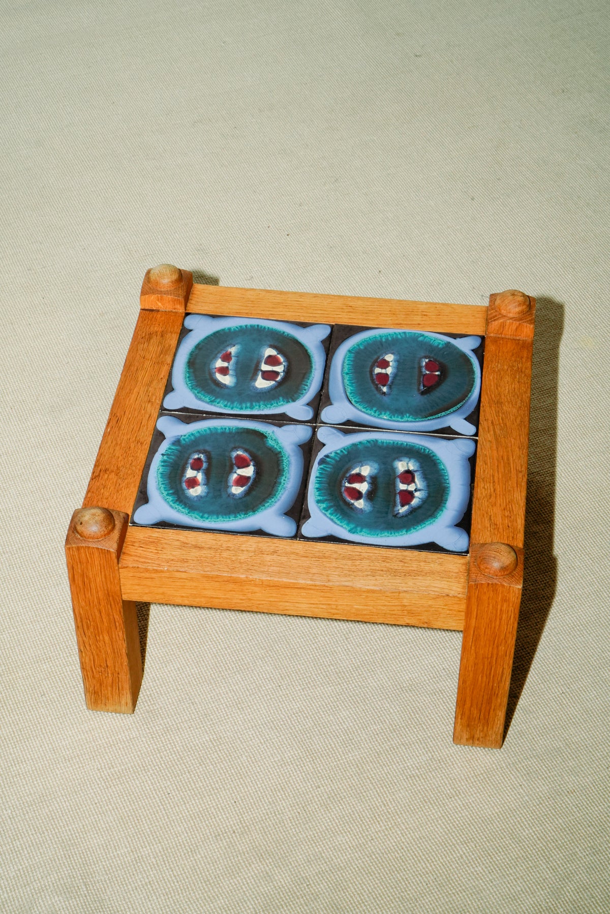 Guillerme et Chambron small side table, 1970s