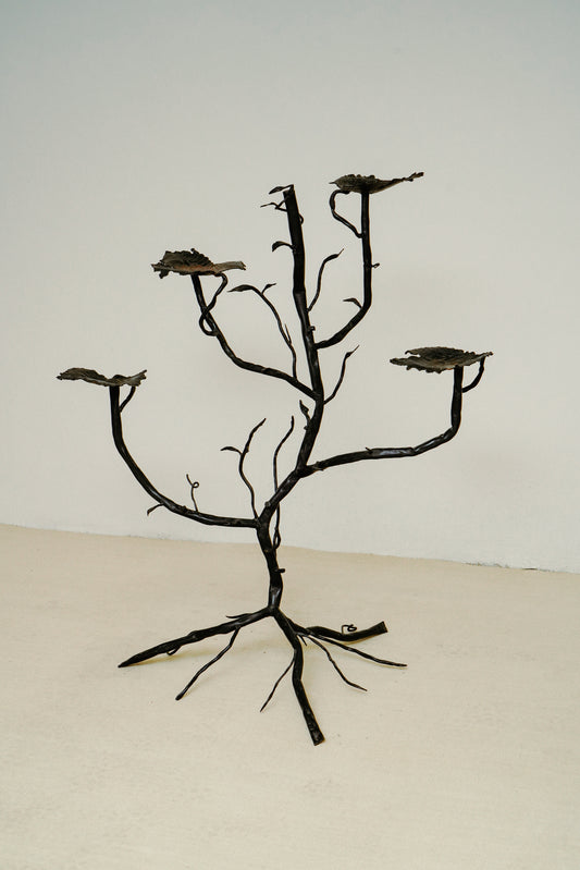 Fer forgé flowerpot stand