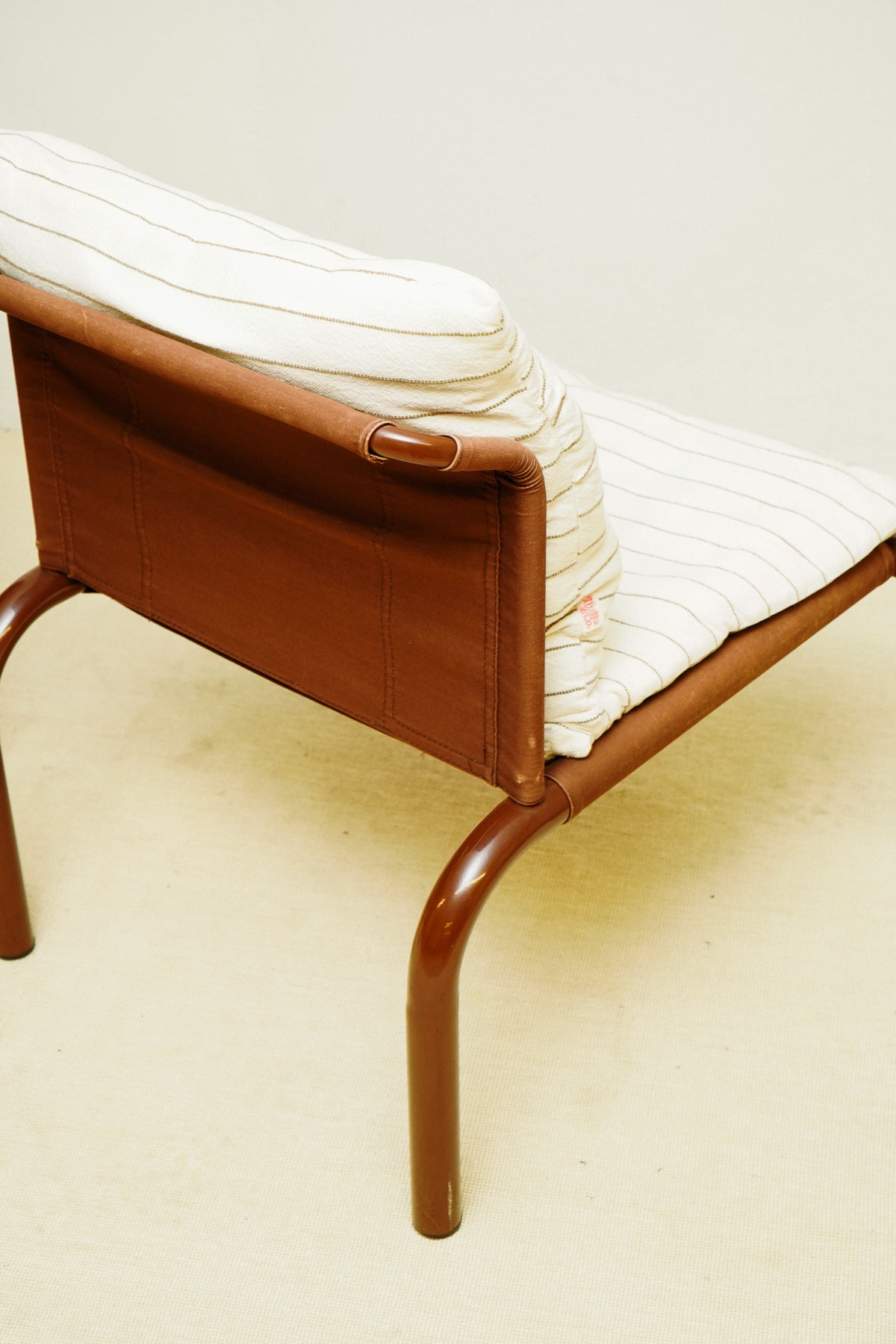 Brown easy chairs by Thalia & Co, Italy 1980s (set of 2)