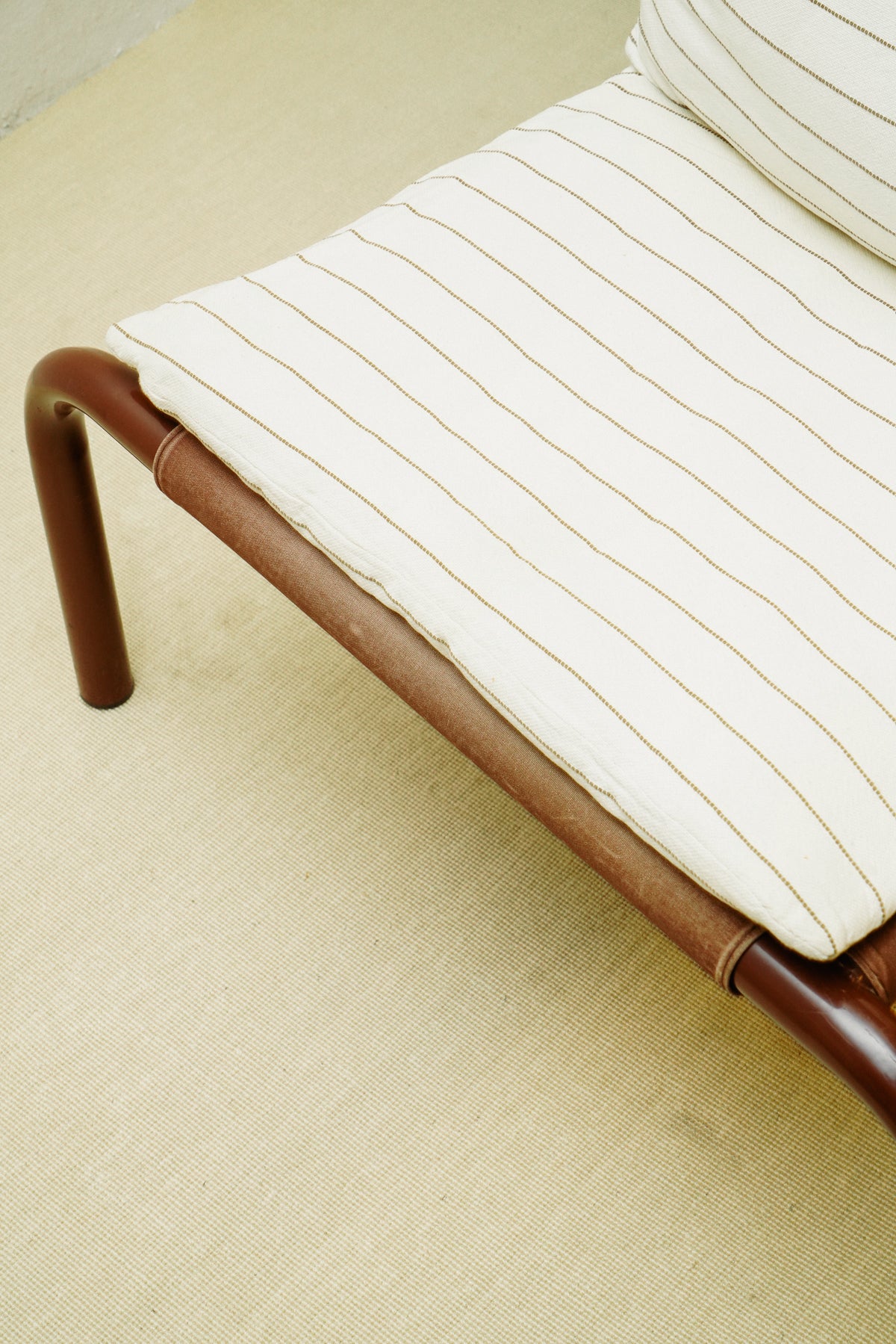 Brown easy chairs by Thalia & Co, Italy 1980s (set of 2)