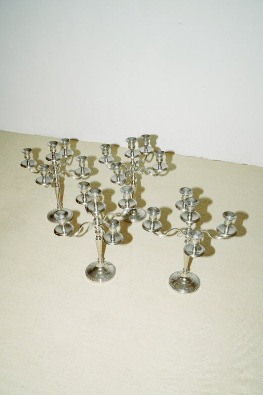 Set of 4 candleholders