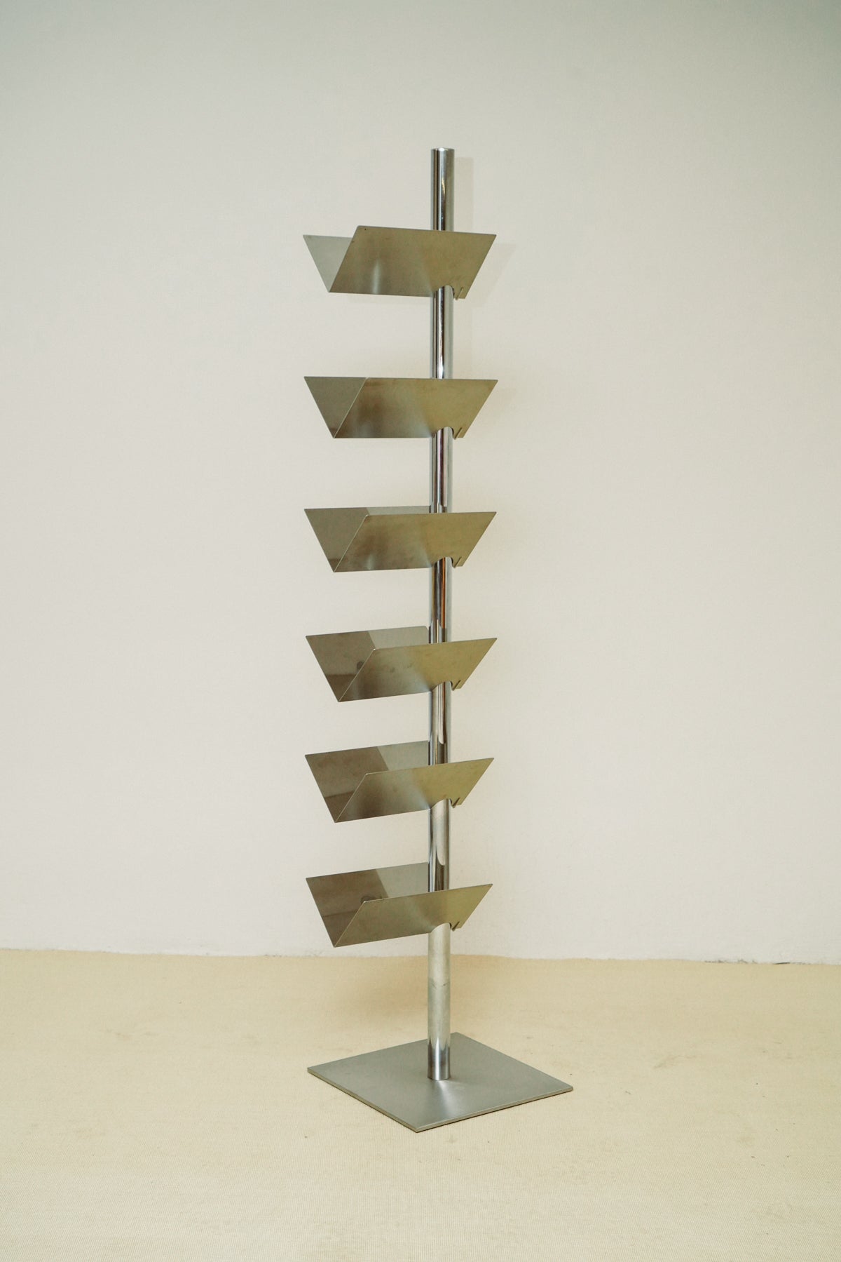 Stainless steel shelves, 1990s