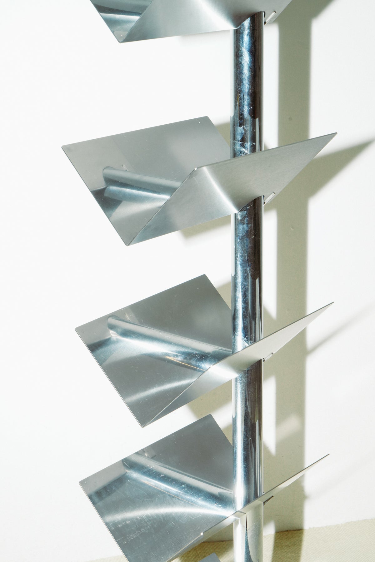 Stainless steel shelves, 1990s