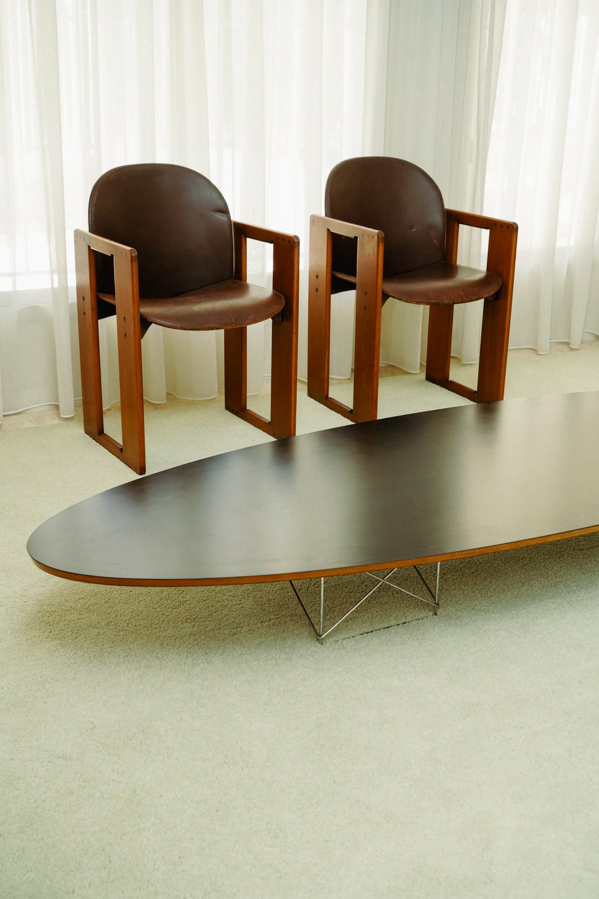 Dialogo chairs by Afra and Tobia Scarpa for B&B Italia, 1970s (set of 2)