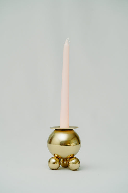 Brass candle holder