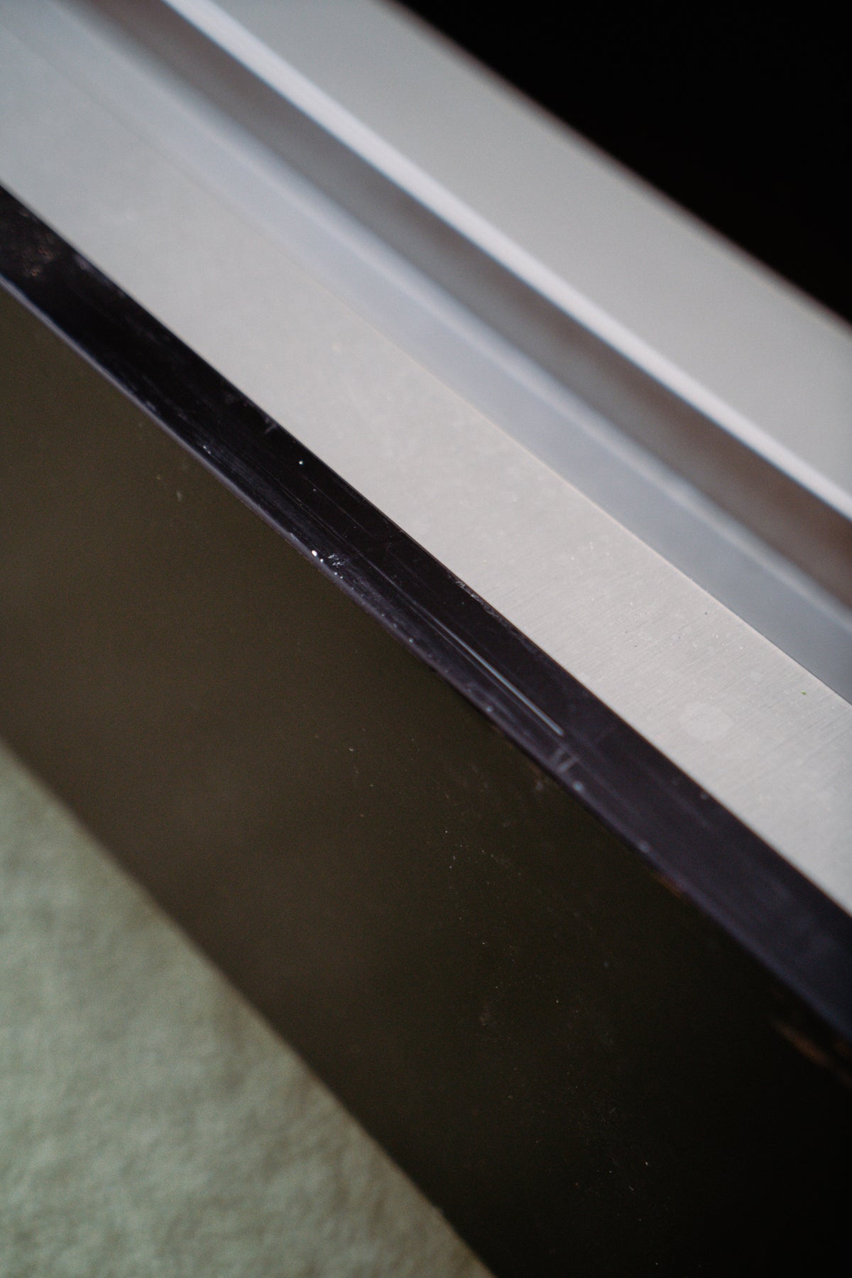 Coffee table with dry bar, 1980s