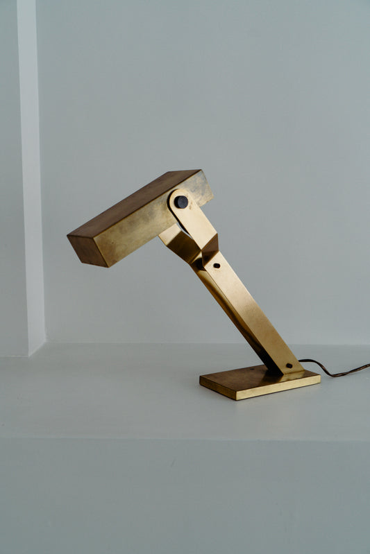 Brass table lamp, 1960s