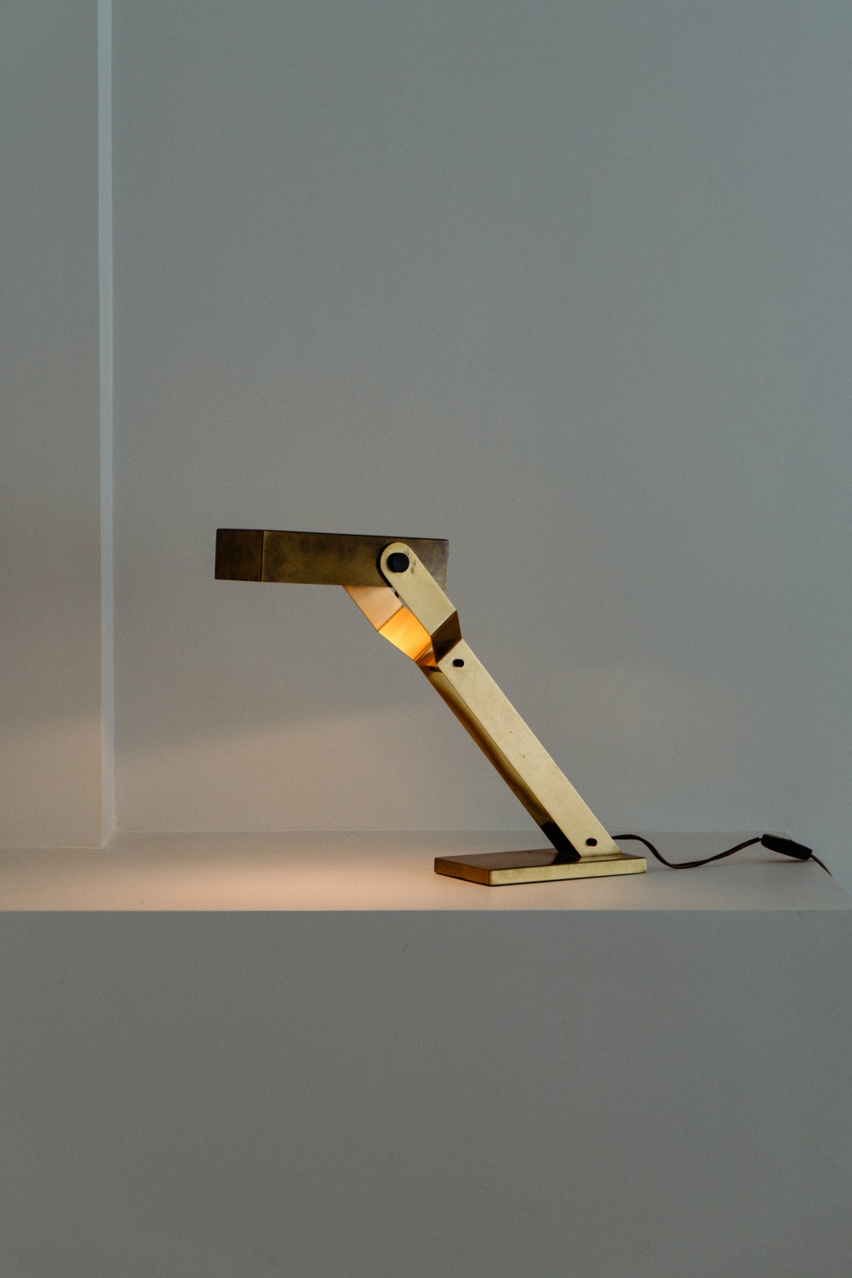 Brass table lamp, 1960s