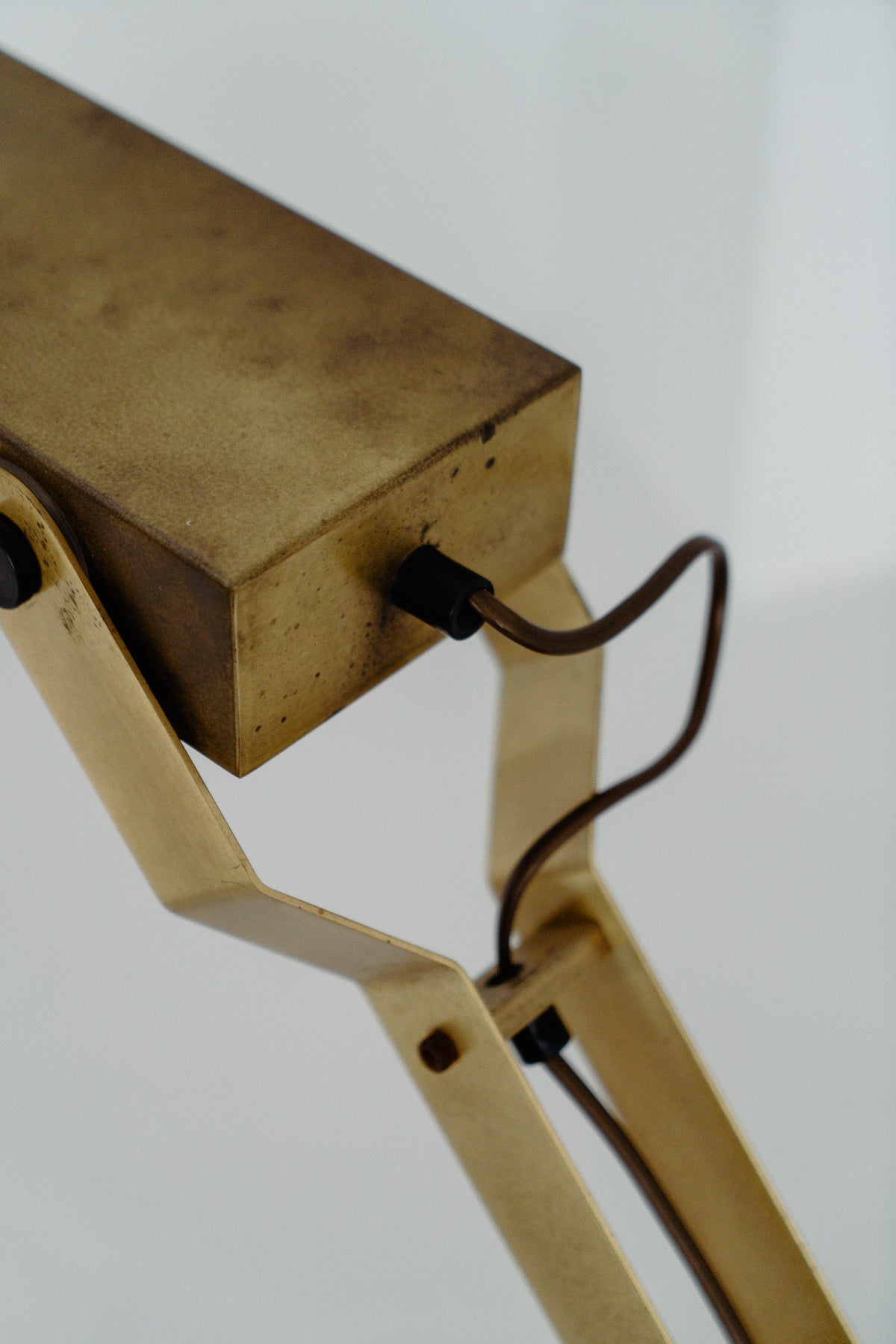 Brass table lamp, 1960s