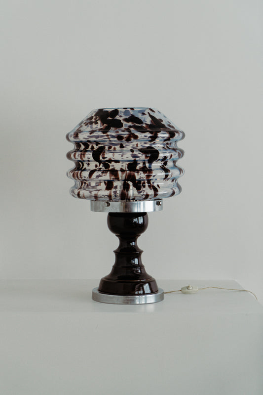 Murano table lamp in the style of Mazzega, 1970s