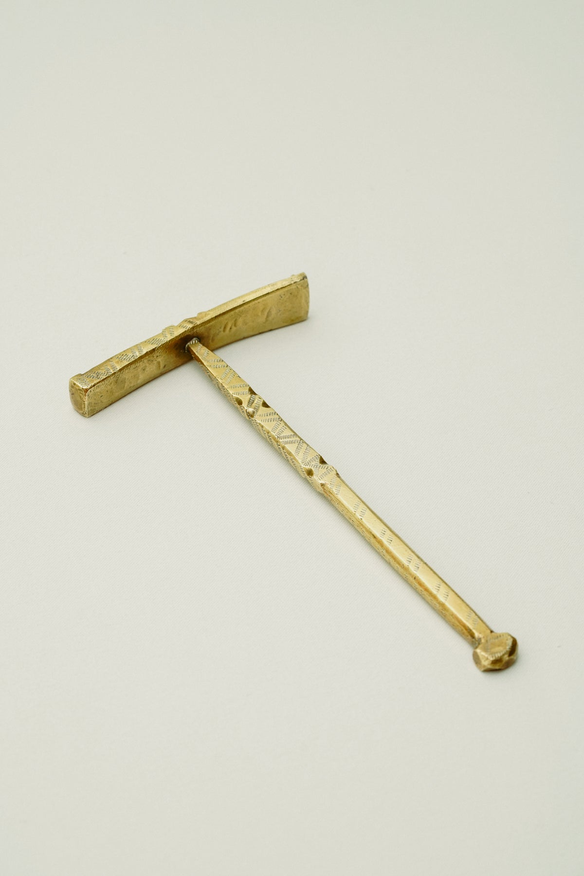 Brass ice or chocolate hammer