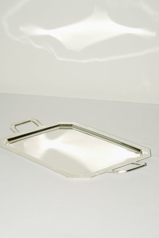 Big rectangular tray with handles