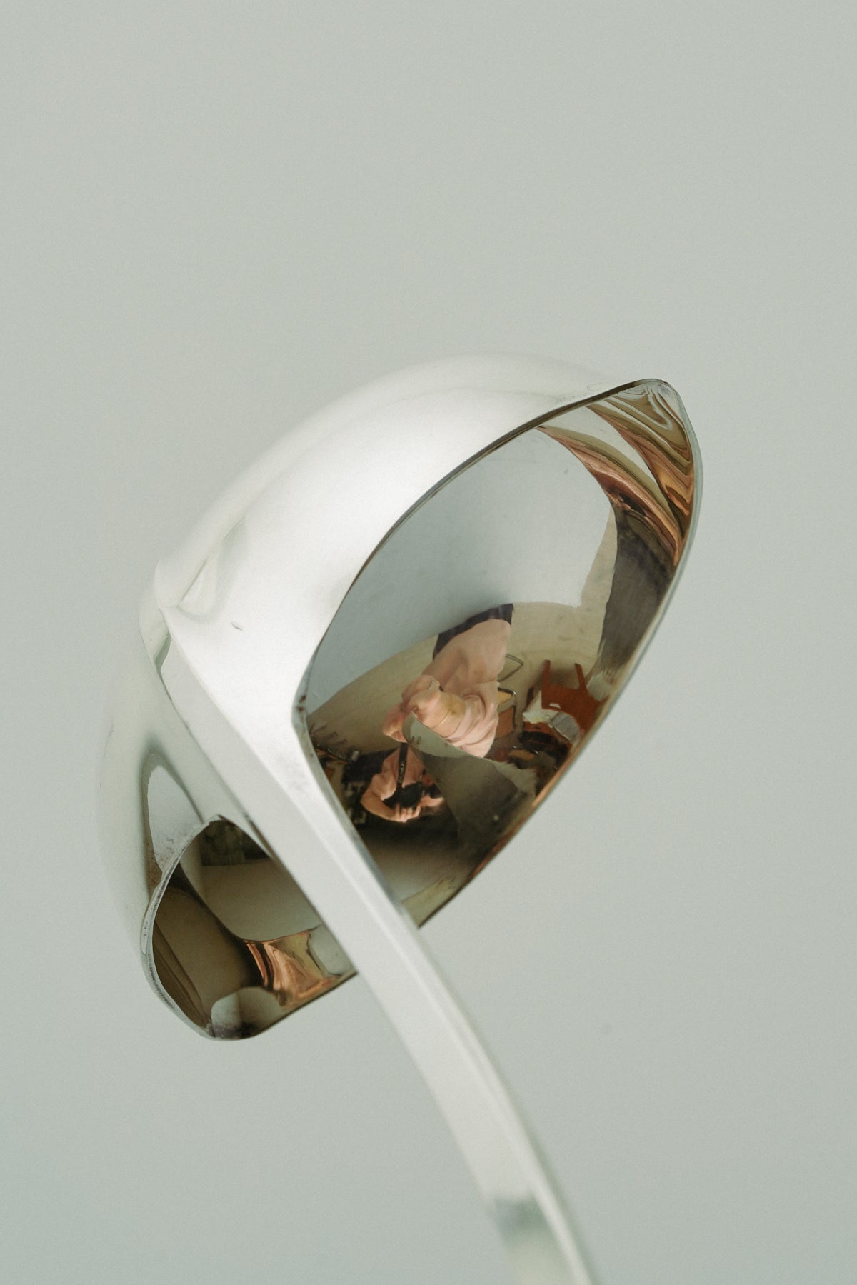 Double spouted serving ladle