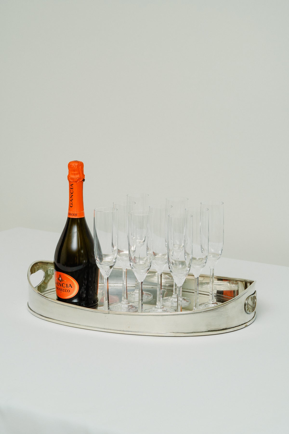 Big oval tray with handles