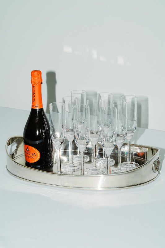 Big oval tray with handles