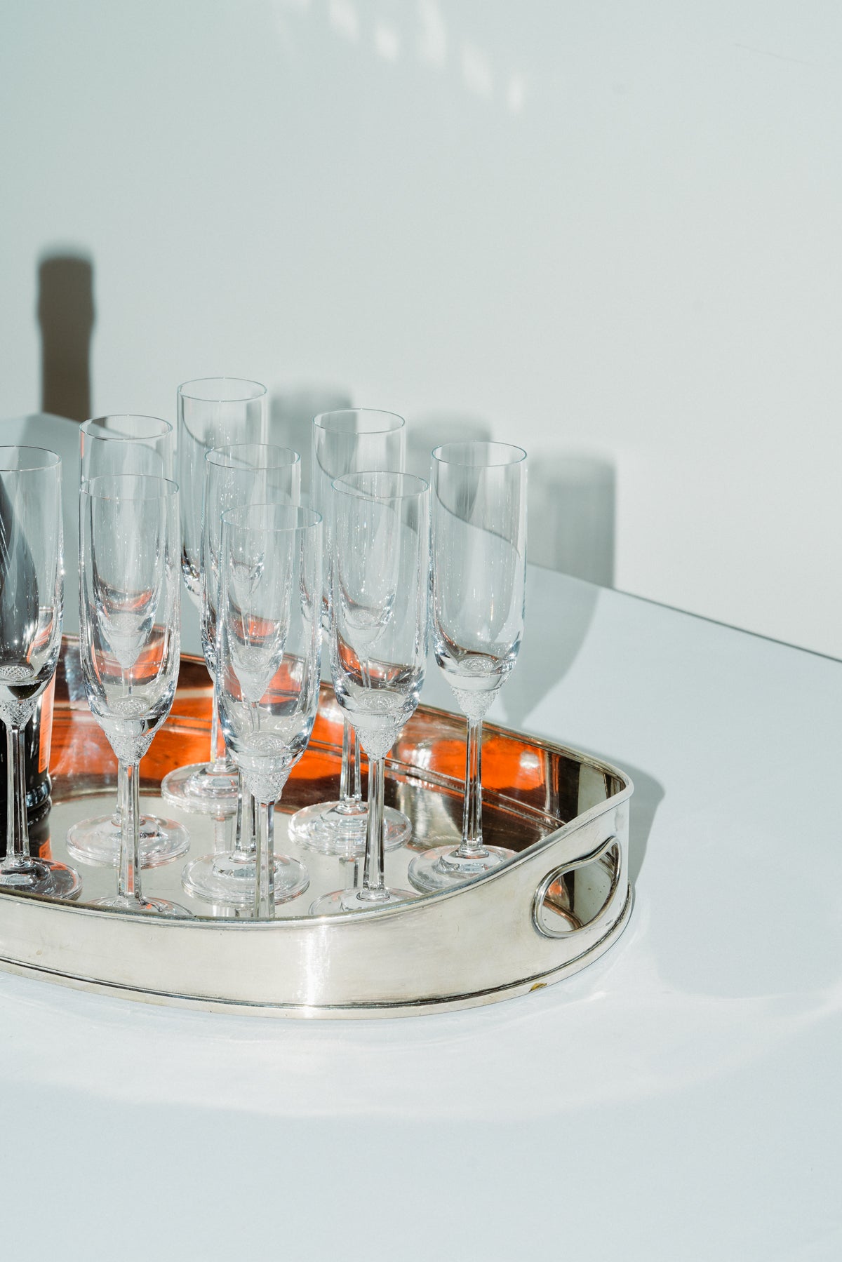 Big oval tray with handles