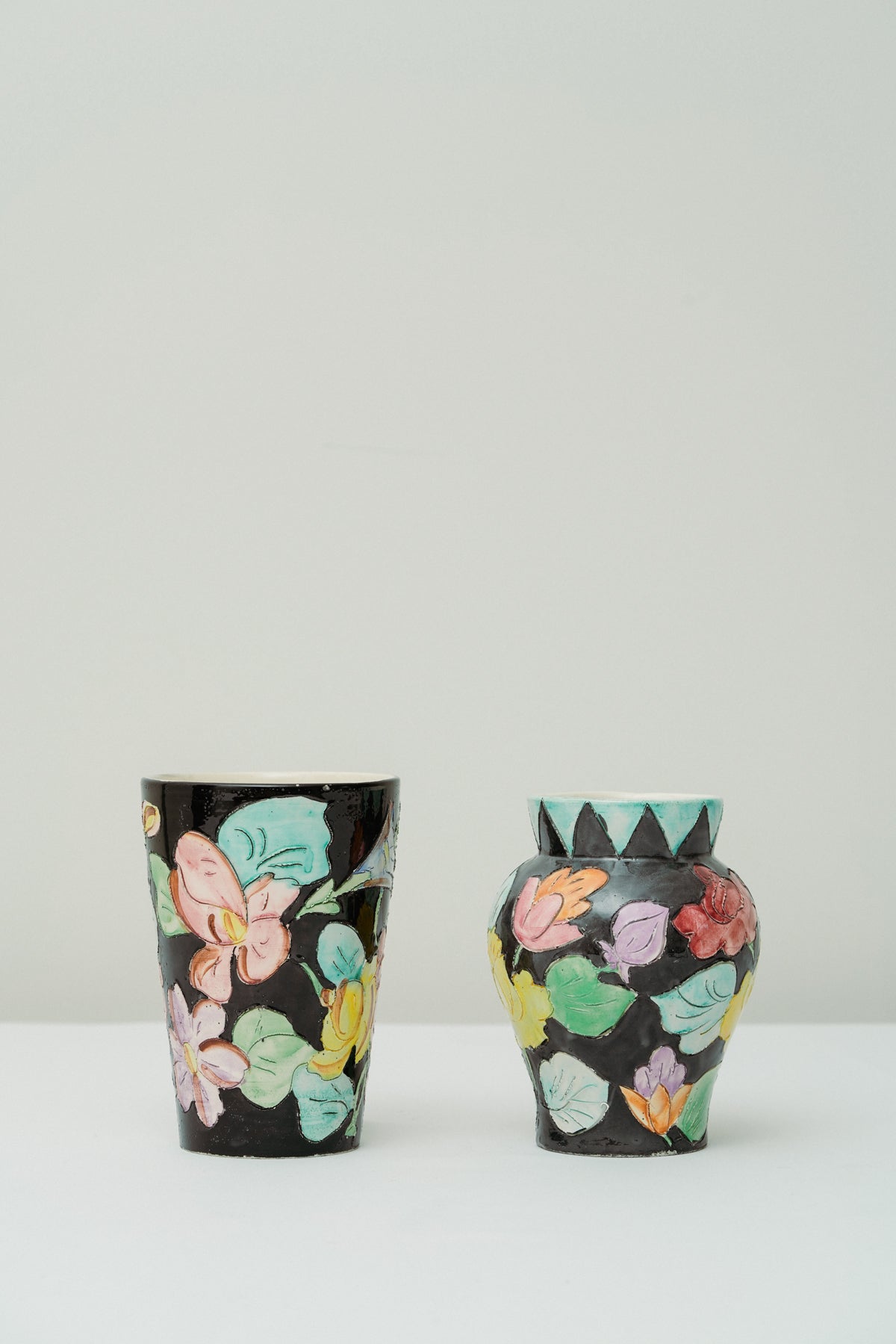 Set 2 Vallauris vases