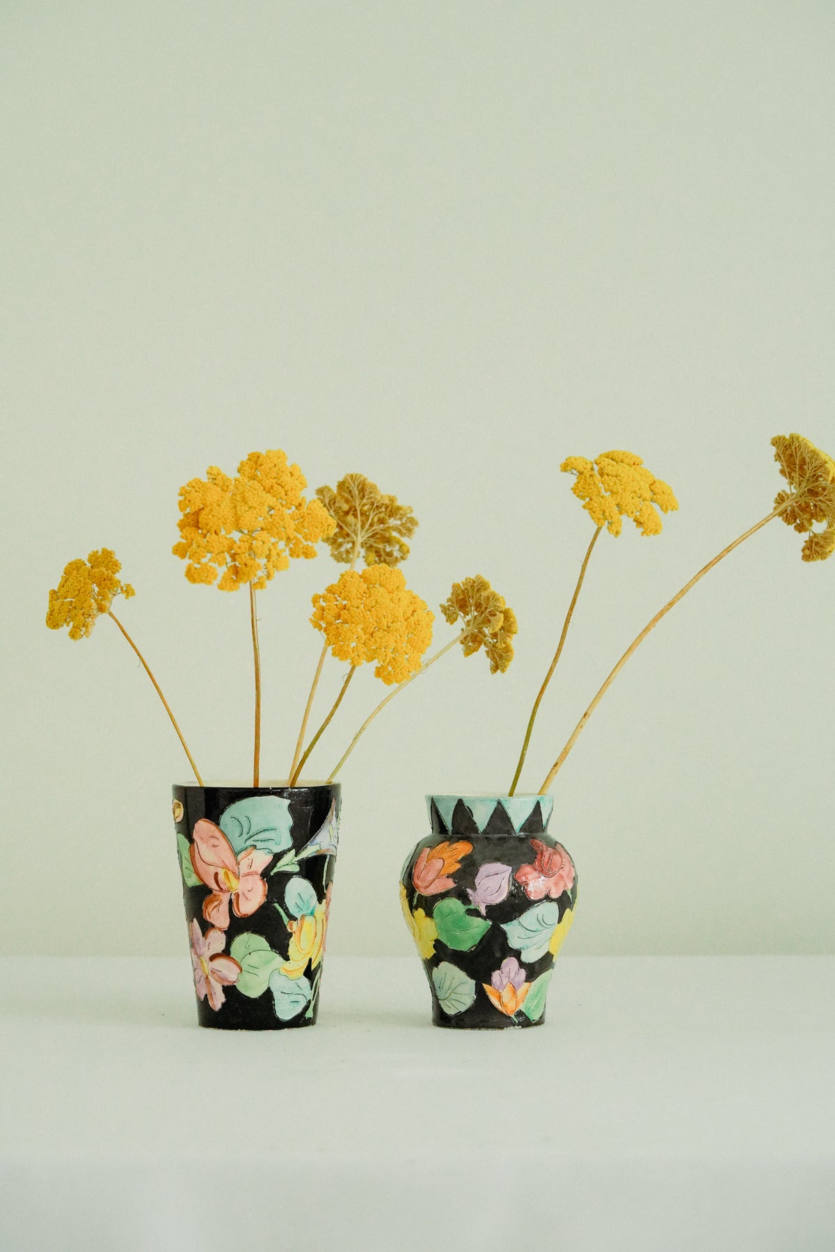 Set 2 Vallauris vases