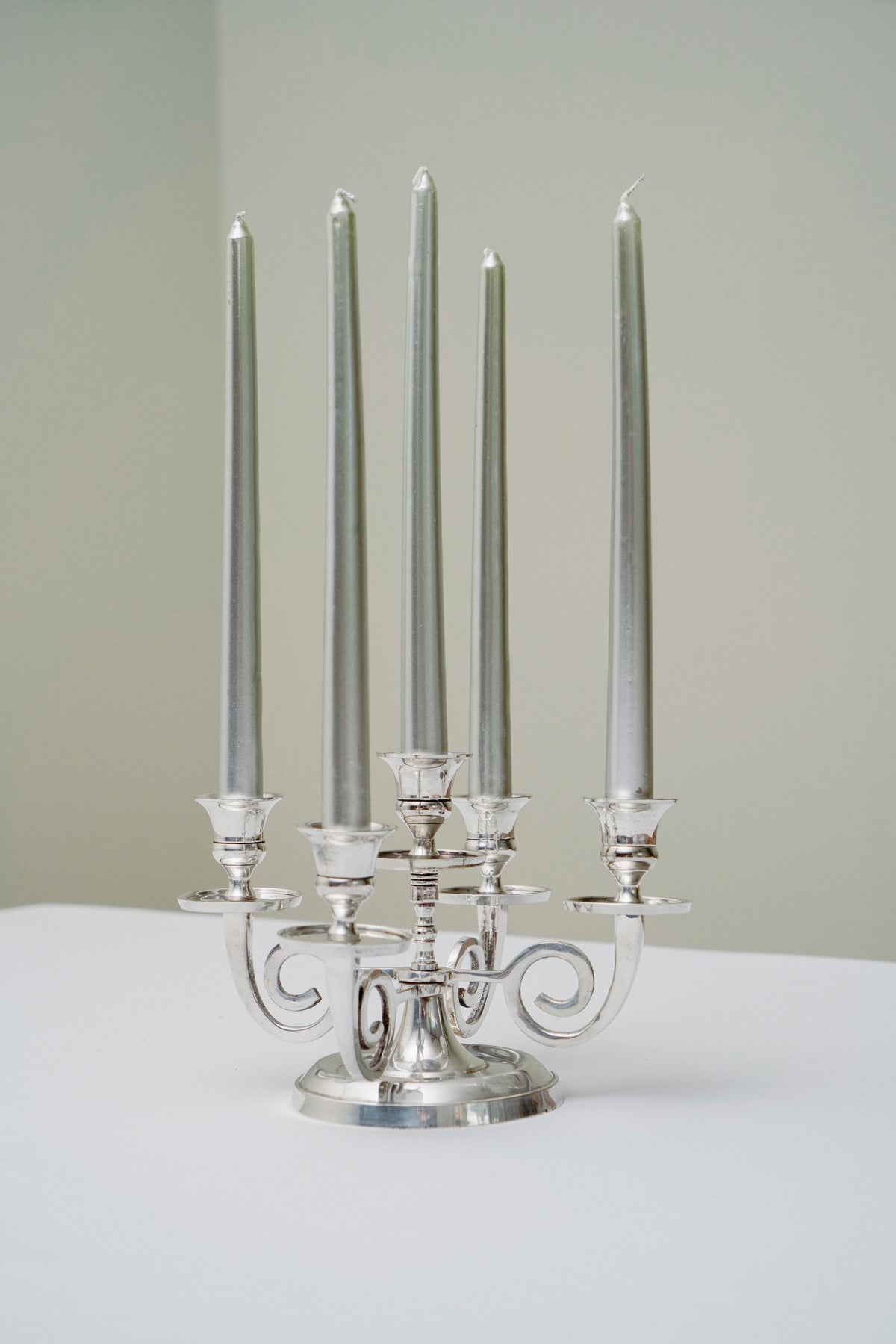 5 arms candle holder