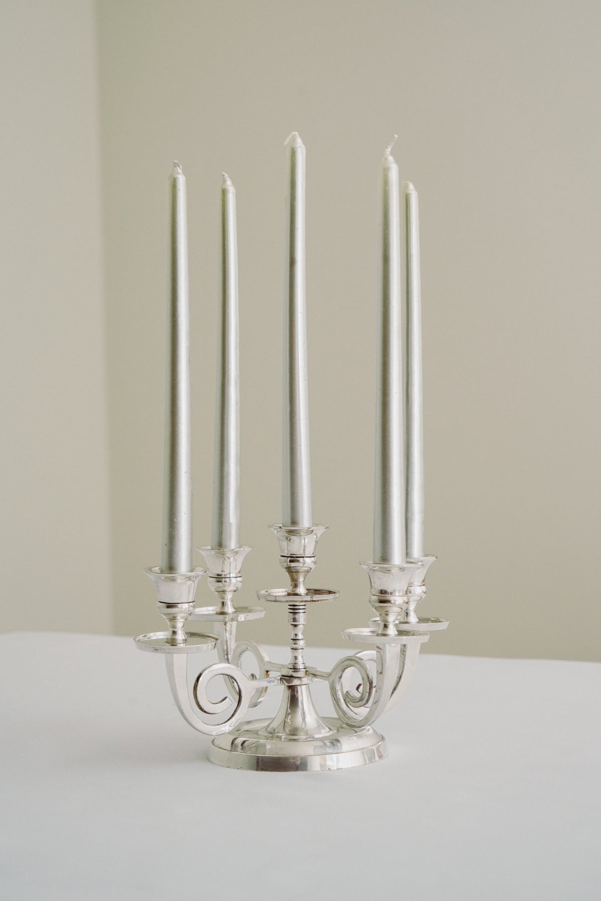 5 arms candle holder