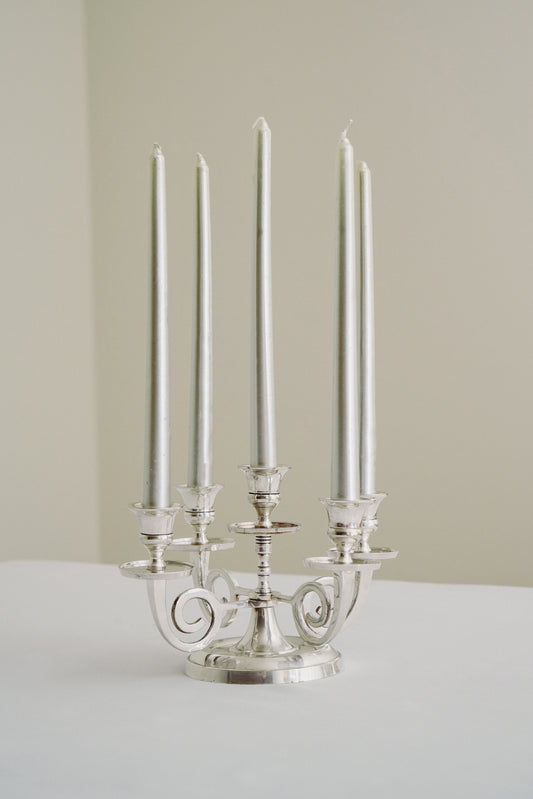 5 arms candle holder
