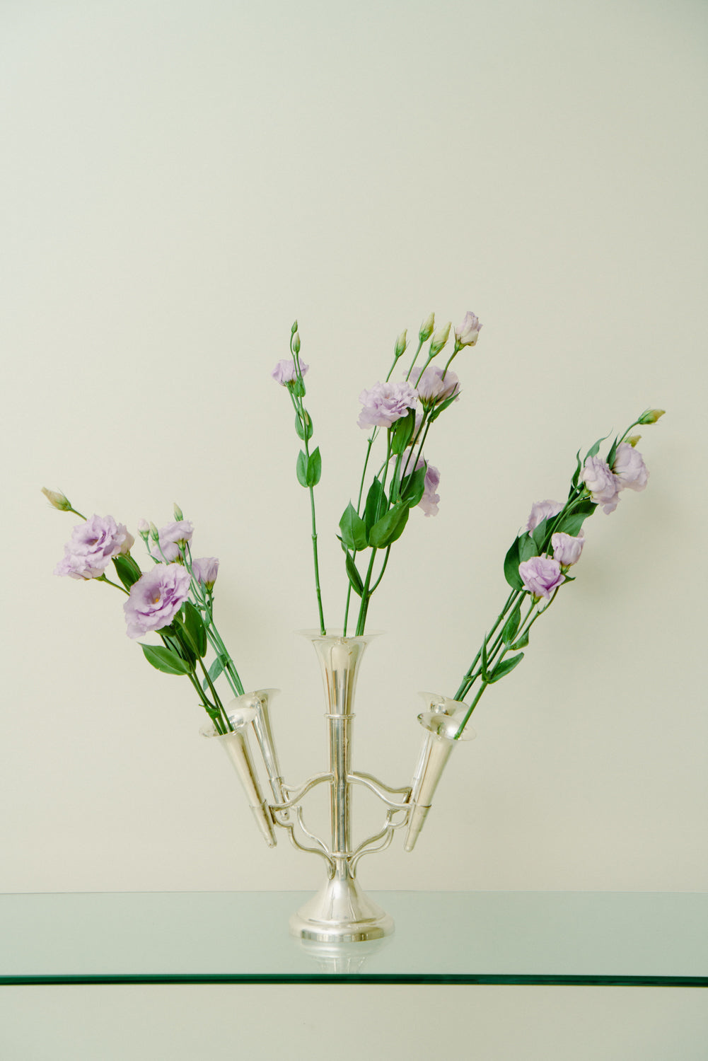 Royal Sheffield Soliflore with 5 vases