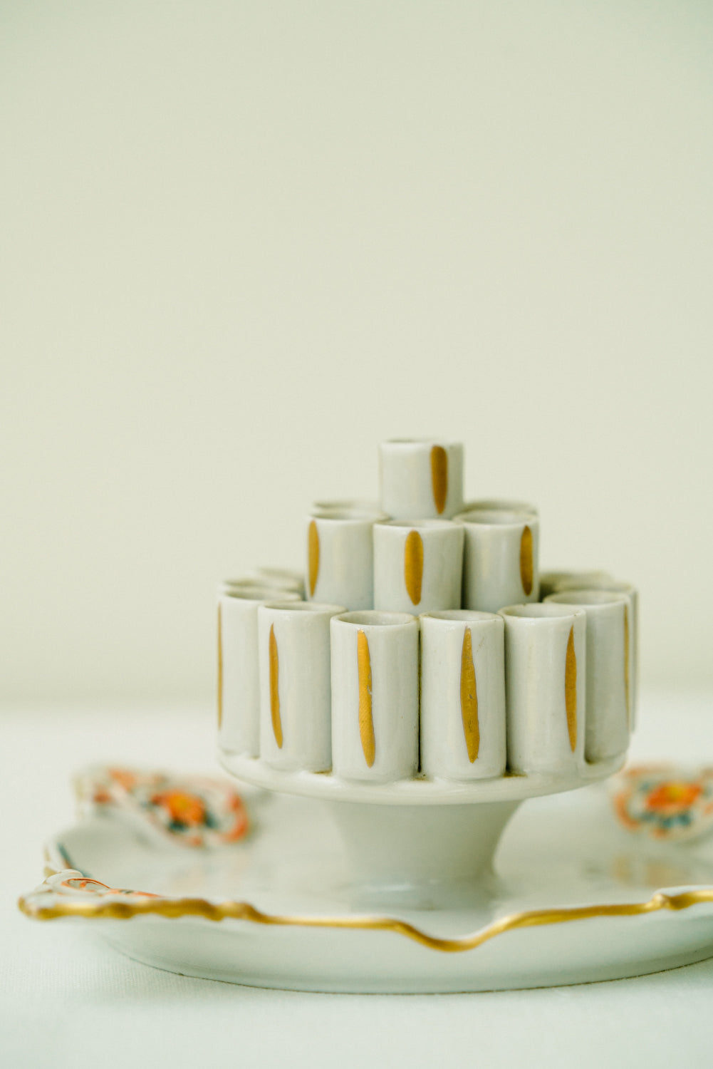 Ceramic cigarette holder/ ashtray
