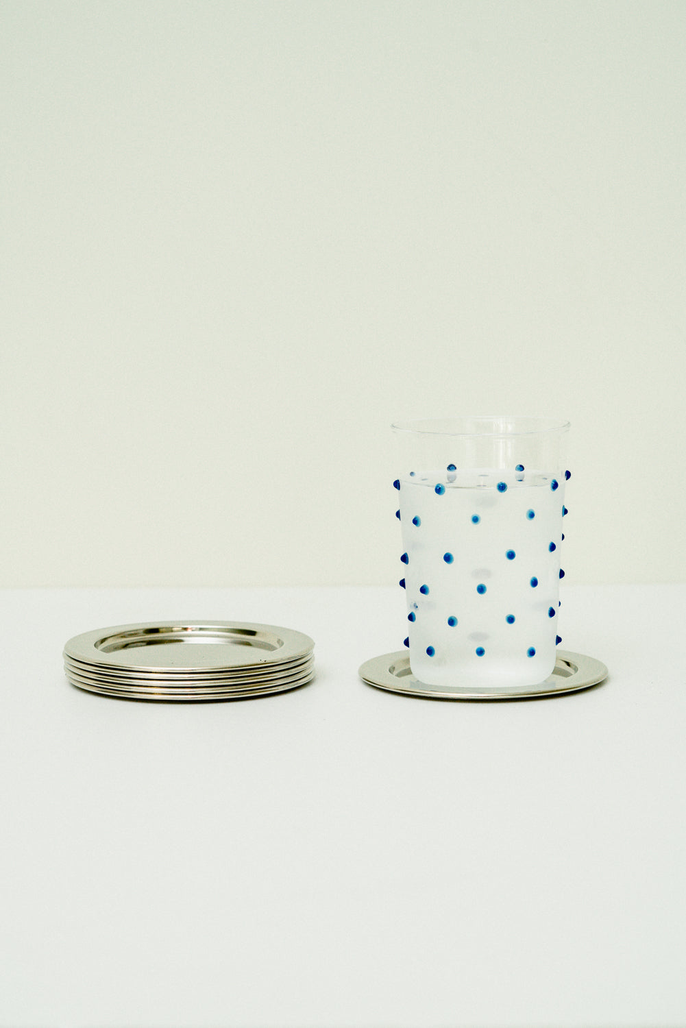 Set of 6 metal coasters