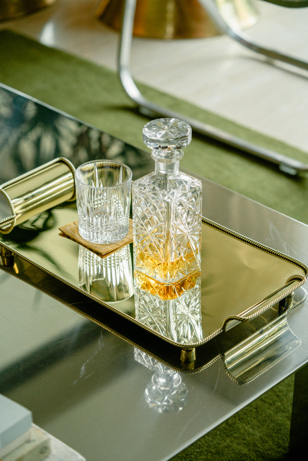 Brass tray