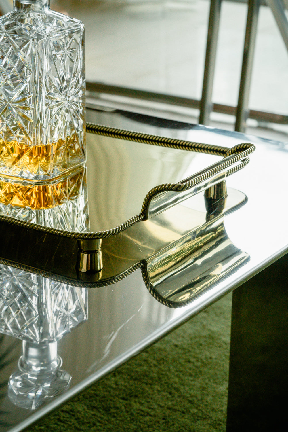 Brass tray