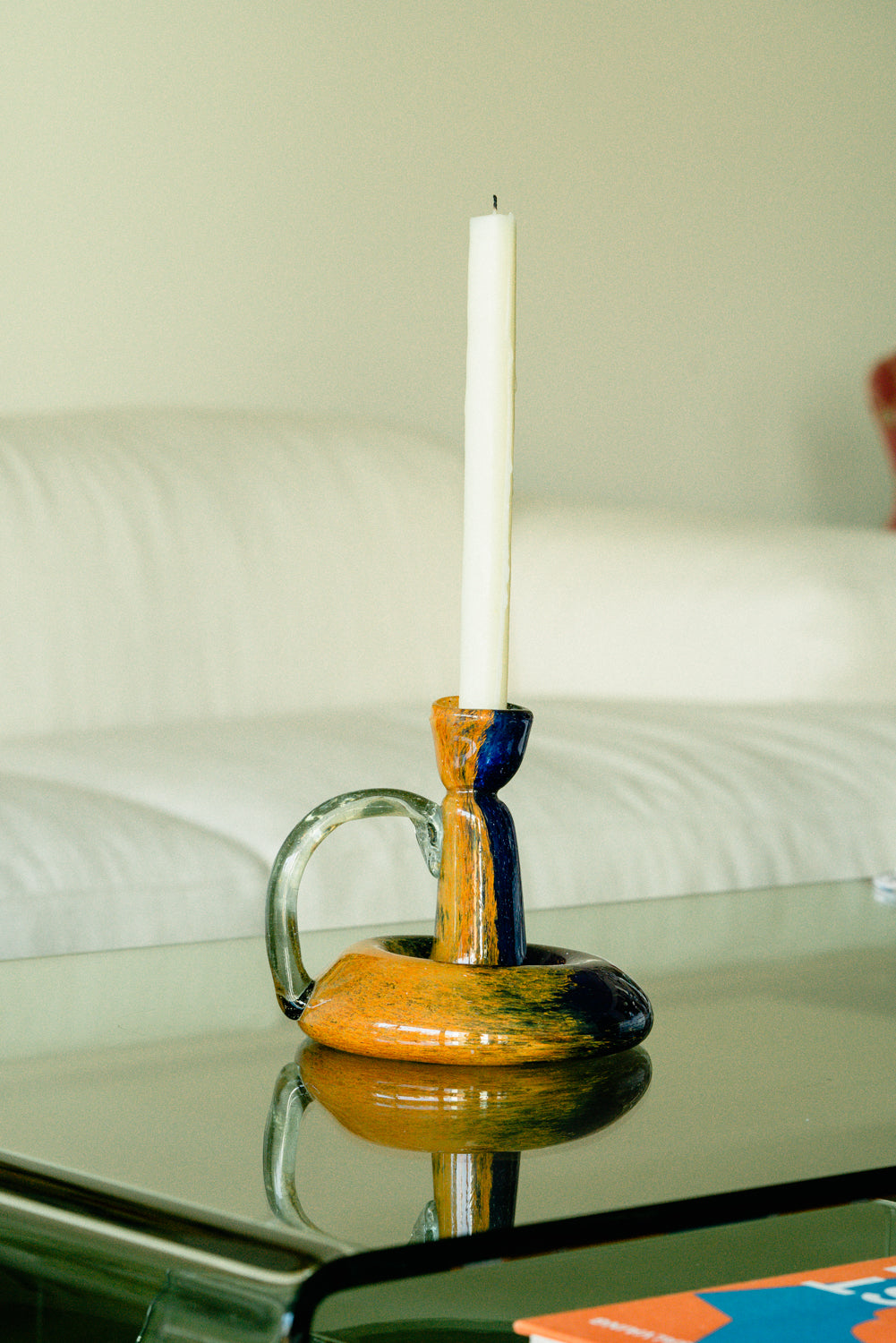 Murano candle holder