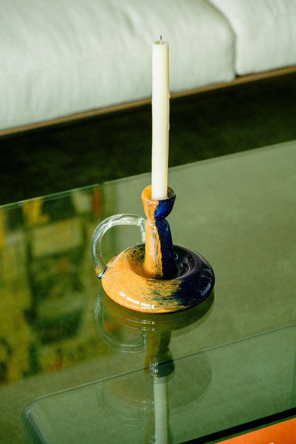 Murano candle holder