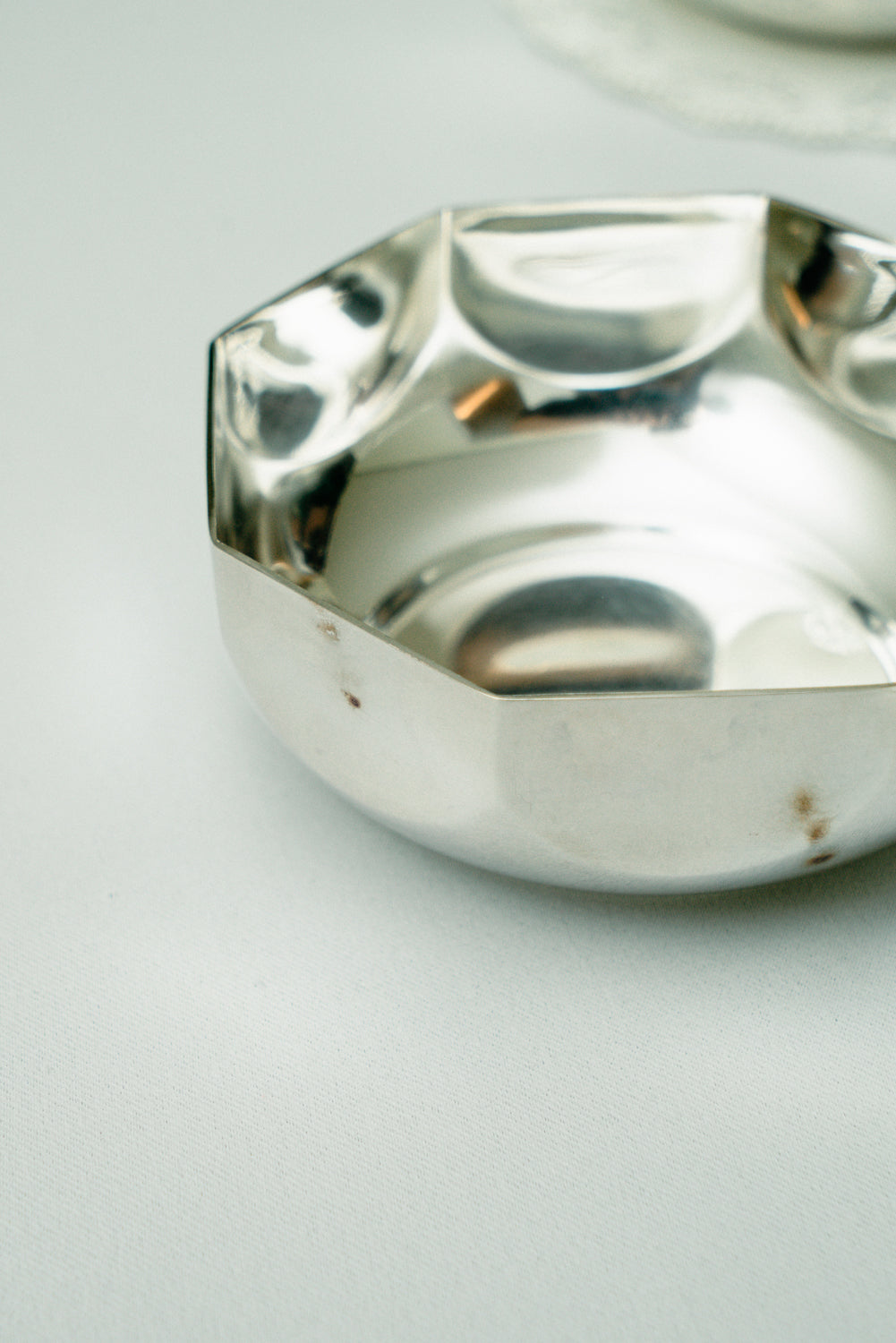 Set of 8 silver plated coupes
