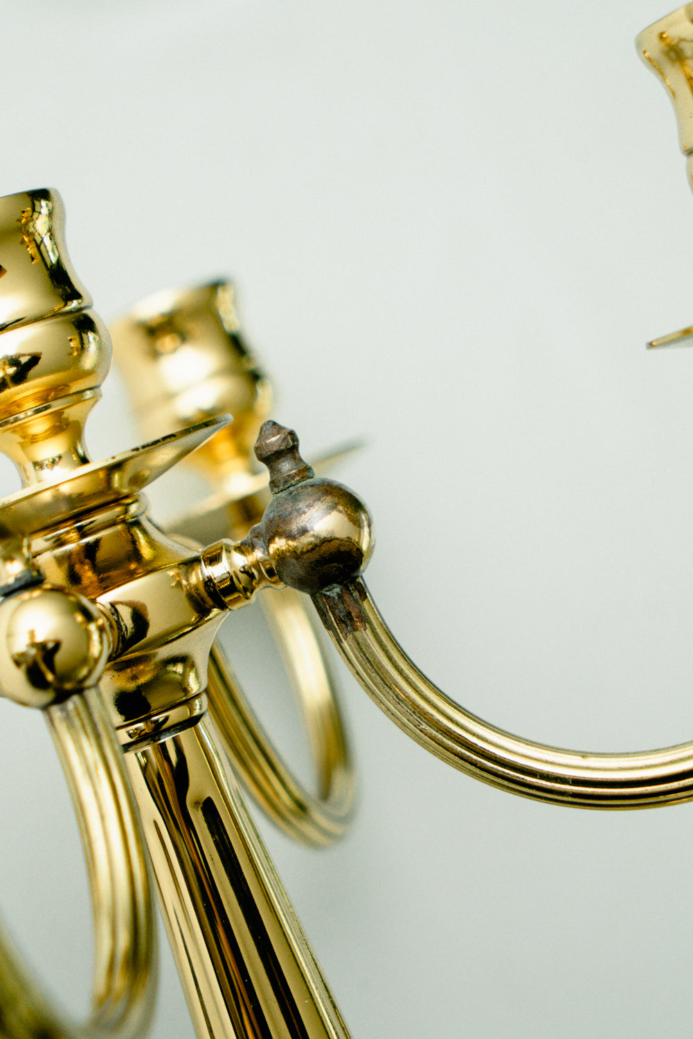 Brass candle holder