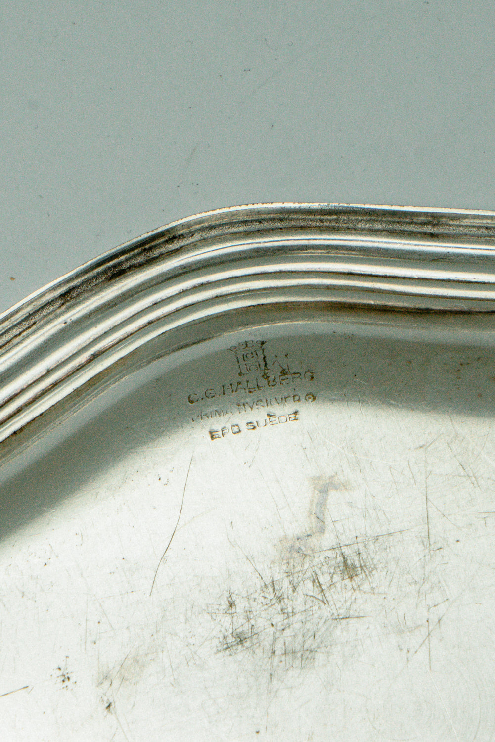 Vintage oval tray