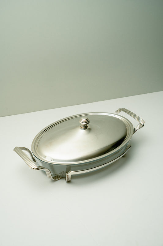 Silver plated Pyrex holder