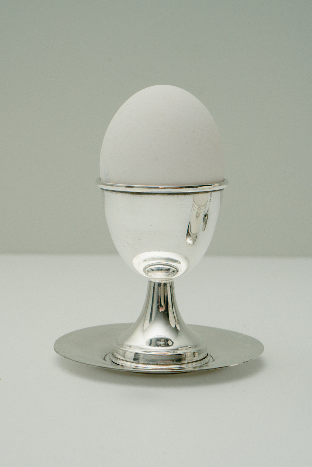 Silver plated vintage œuf à la coque set, set of 7
