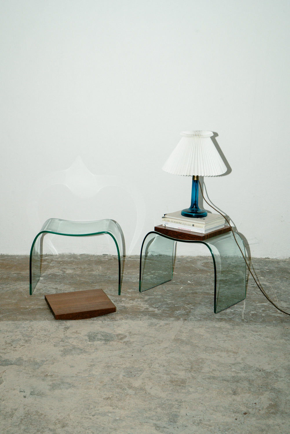 Onda poufs and console by Vittorio Livi for Fiam