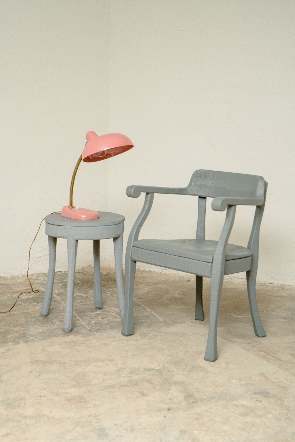 Raw chair and stool by Muuto