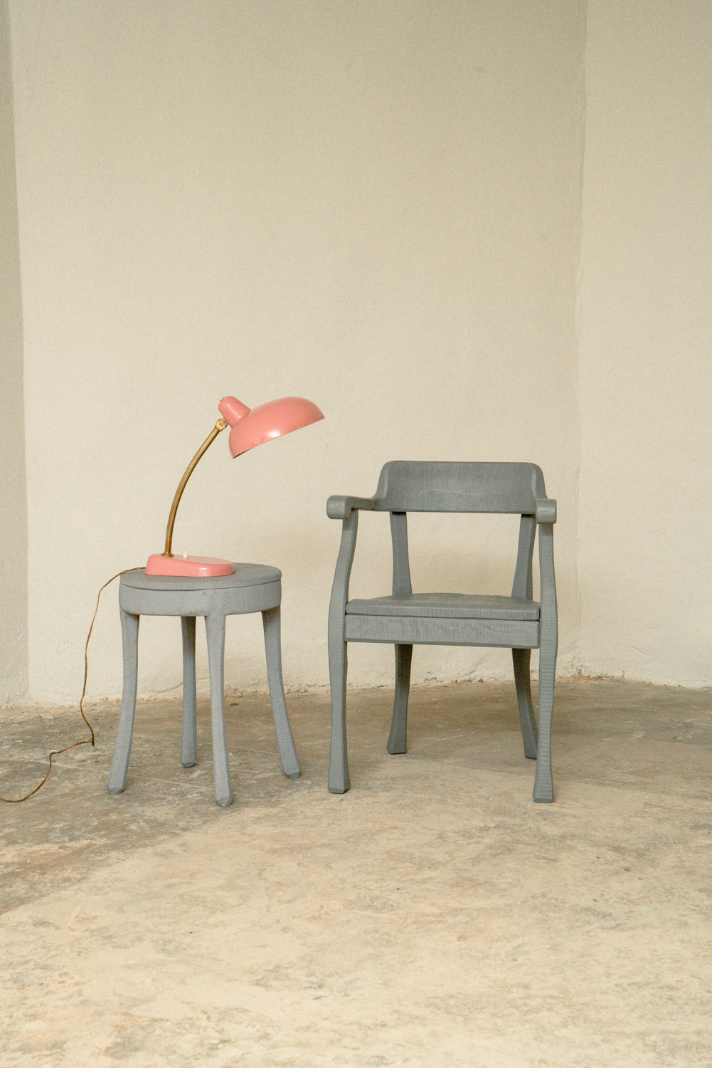 Raw chair and stool by Muuto