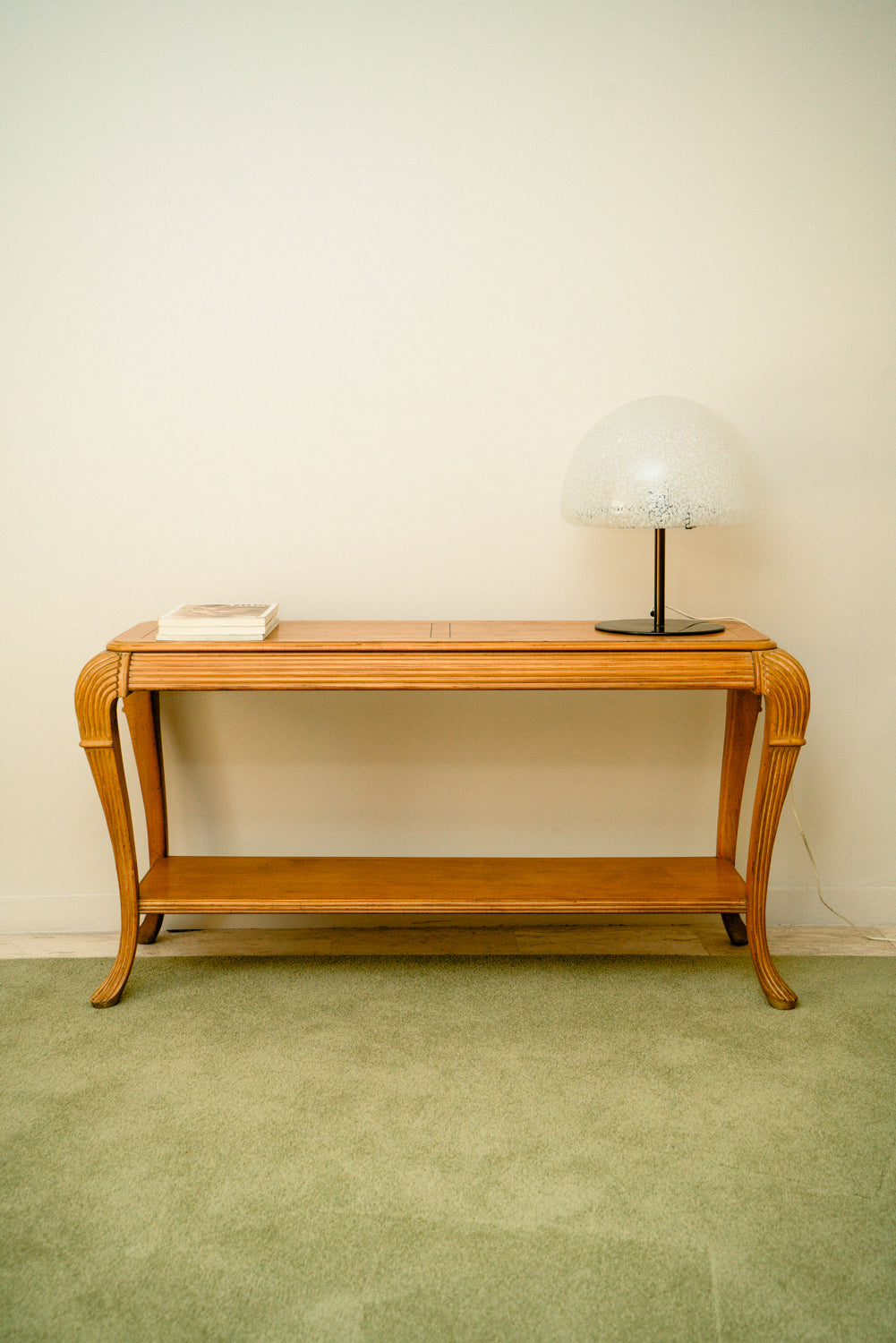 Vintage wood console