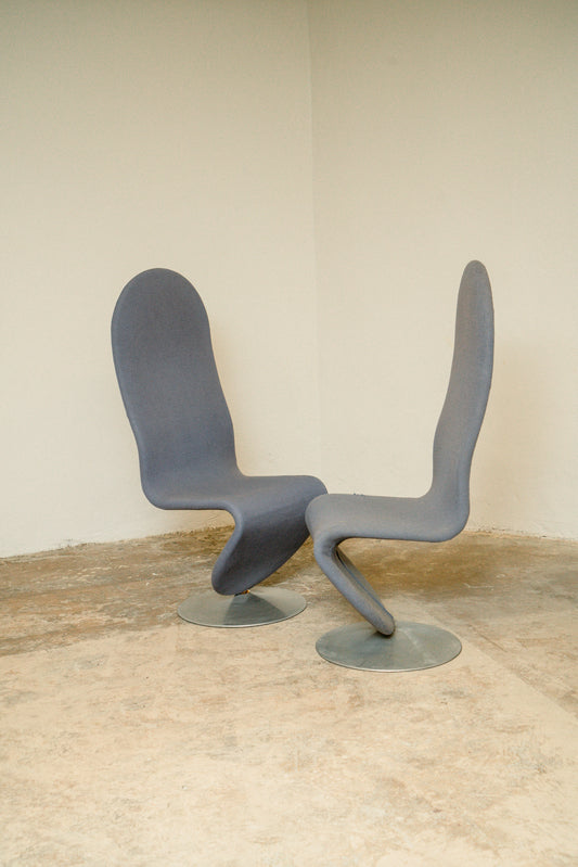 Highback 1-2-3 Chair by Verner Panton for Fritz Hansen (single)