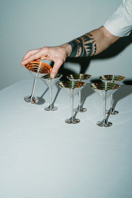 Set of 6 cocktail/sorbet cups