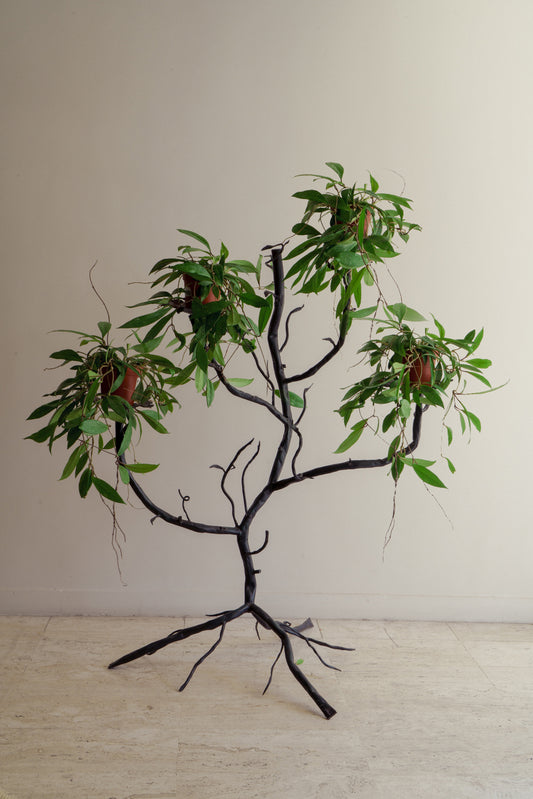 Fer forgé flowerpot stand