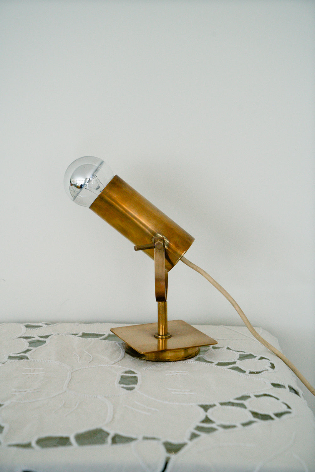 Vintage brass table lamp