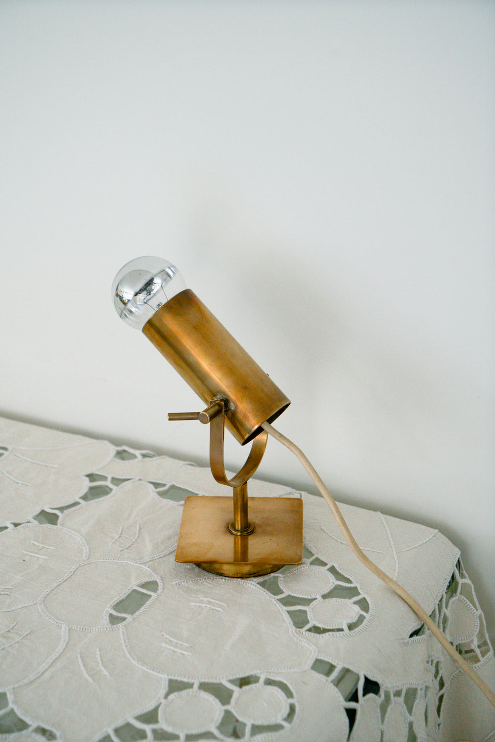 Vintage brass table lamp