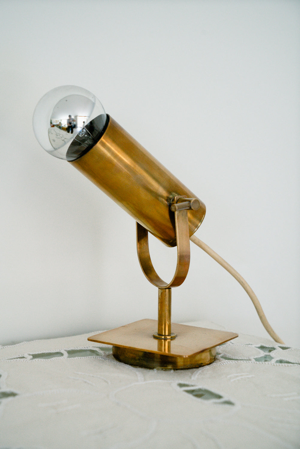 Vintage brass table lamp