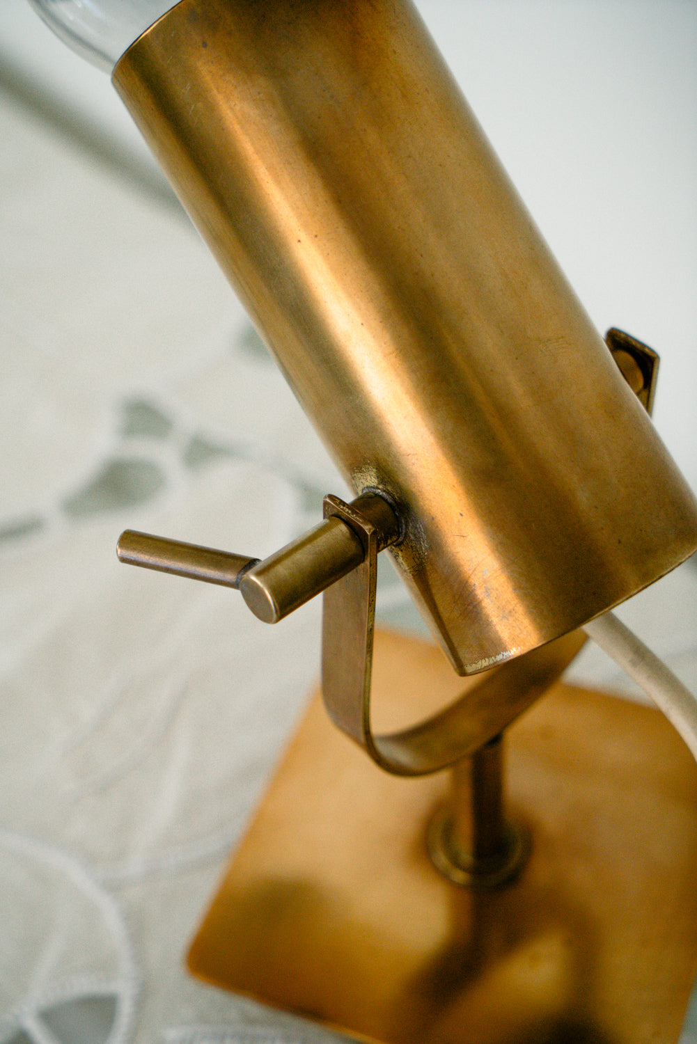 Vintage brass table lamp