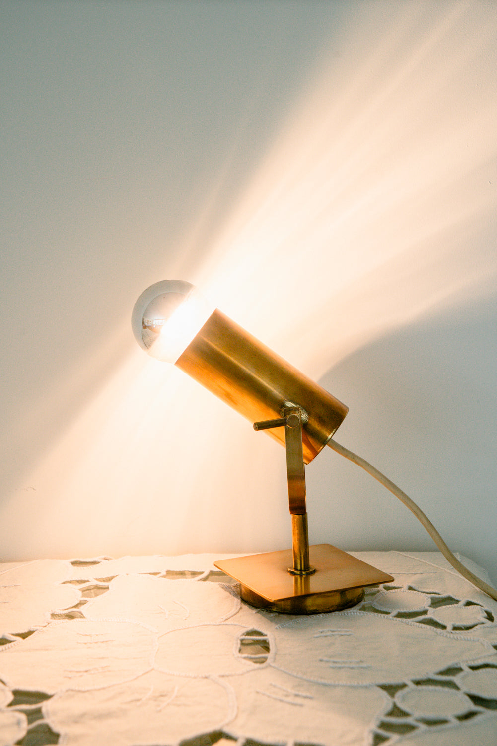 Vintage brass table lamp